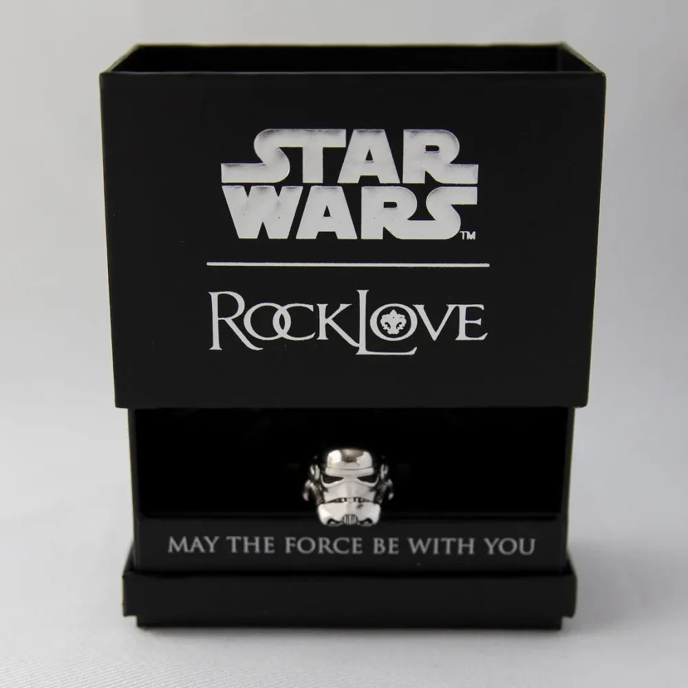 Best RockLove Jewelry Star Wars X RockLove Stormtrooper Helmet Ring