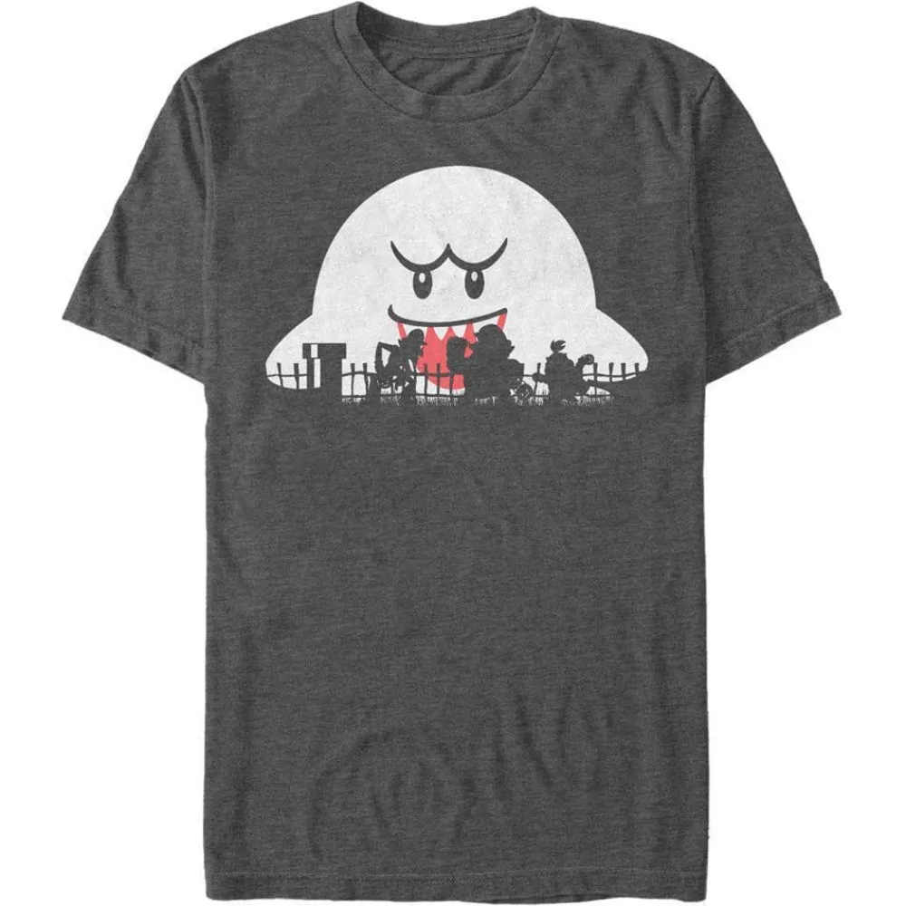 Best Fifth Sun Super Mario Bros. - Mario Halloween Silhouettes - T-Shirt