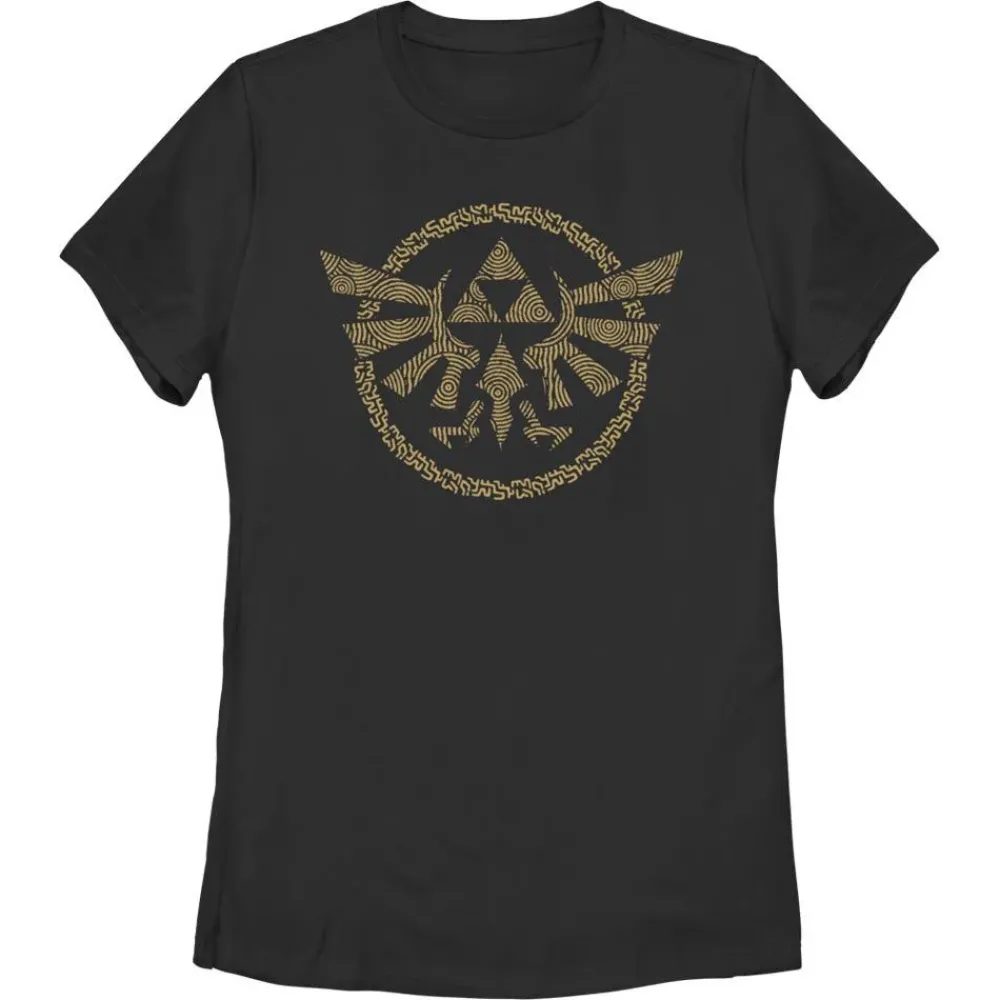 Online Fifth Sun The Legend of Zelda - Hyrule Crest Gold - T-Shirt
