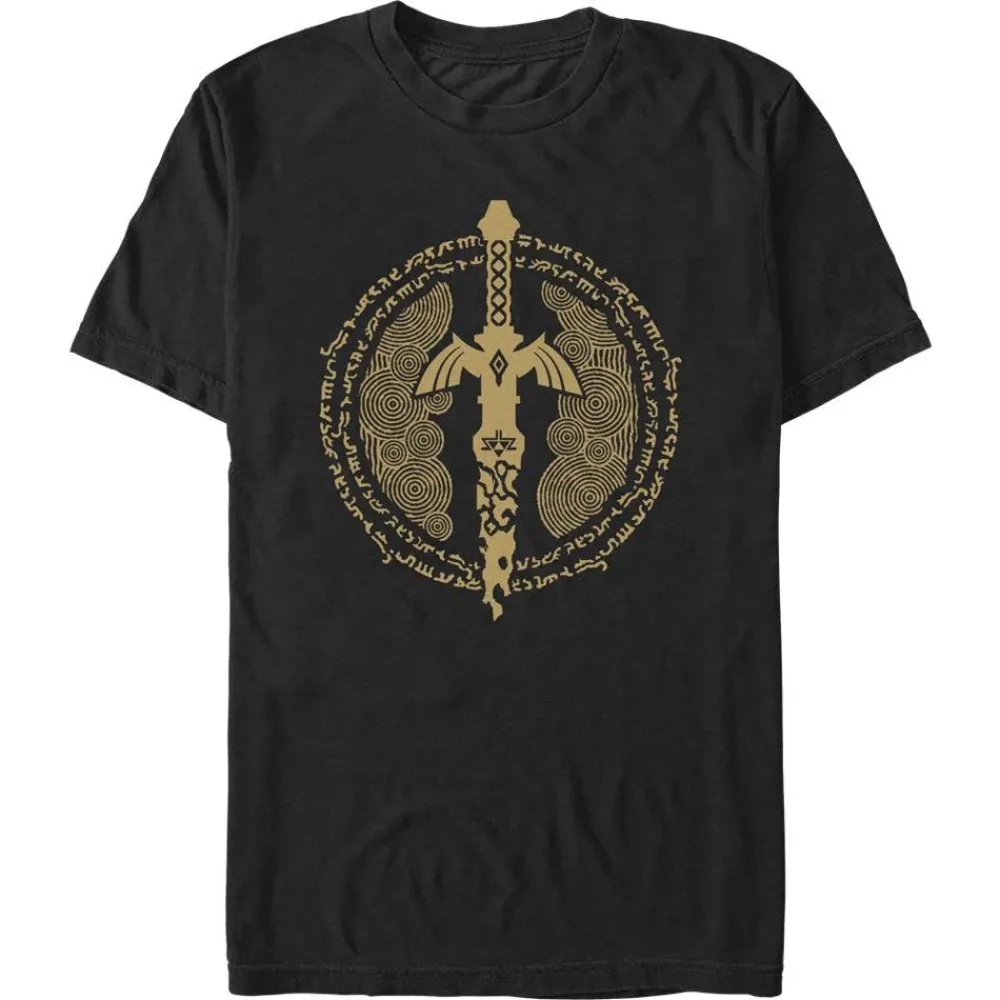 Online Fifth Sun The Legend of Zelda - Tears of the Kingdom Master Sword Icon - T-Shirt
