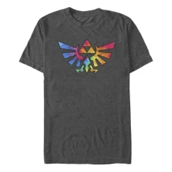 Best Fifth Sun The Legend of Zelda - Tie-Dyed Triforce Crest - T-Shirt