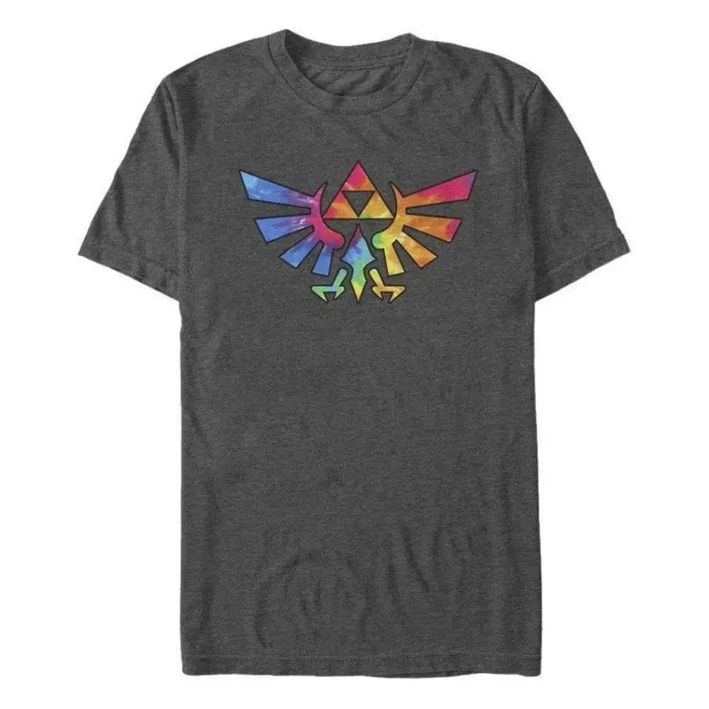 Best Fifth Sun The Legend of Zelda - Tie-Dyed Triforce Crest - T-Shirt
