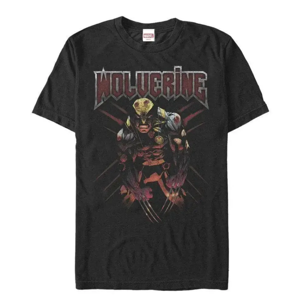 Clearance Fifth Sun X-Men - Wolverine Slashed - T-Shirt